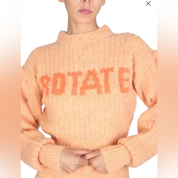 NWT ROTATE Adley Logo Sweater & Susanna Shorts Wool Alpaca Knit 34 fits 2 to 6 - Picture 5 of 11